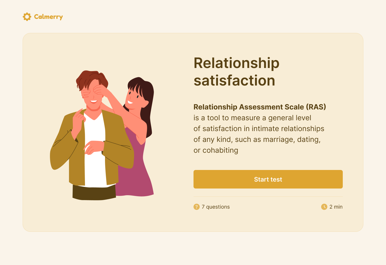 Relationship test