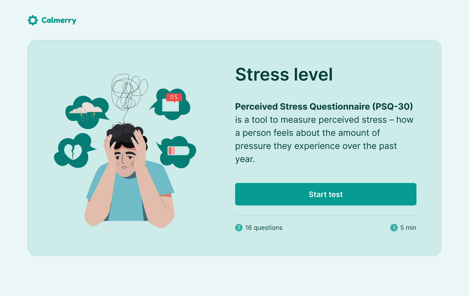 Stress level test