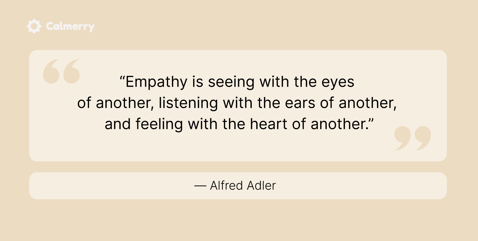 Empathy by Alfred Adler